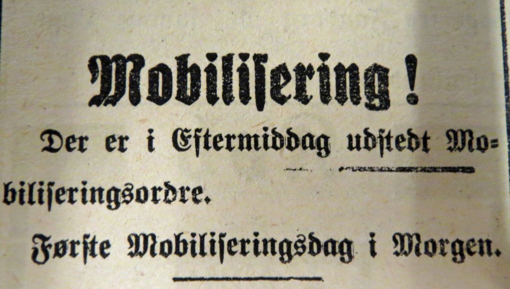 1914-08-01 Mobiliseringsordre avis