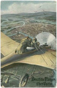 1914-08-30 Tysk fly over Paris