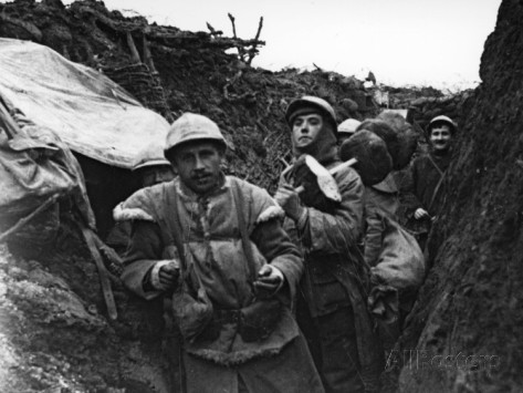 1914-09-22 Fransk skyttegrav
