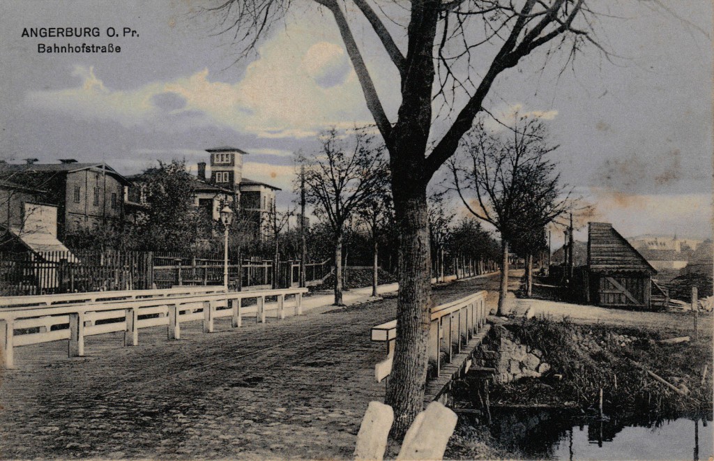 1914-11-11 LIR84 Otto Theodor Wagner - ANGERBURG O. Pr. Bahnhofstrasse