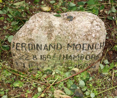 Mindesten, Damager Kirkegård, Haderslev