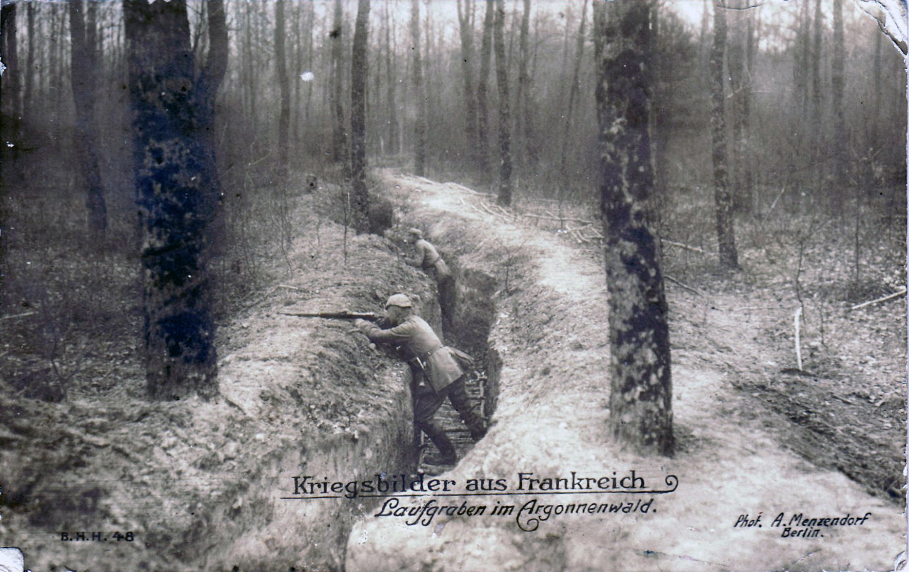 Tyske soldater ved Argonne