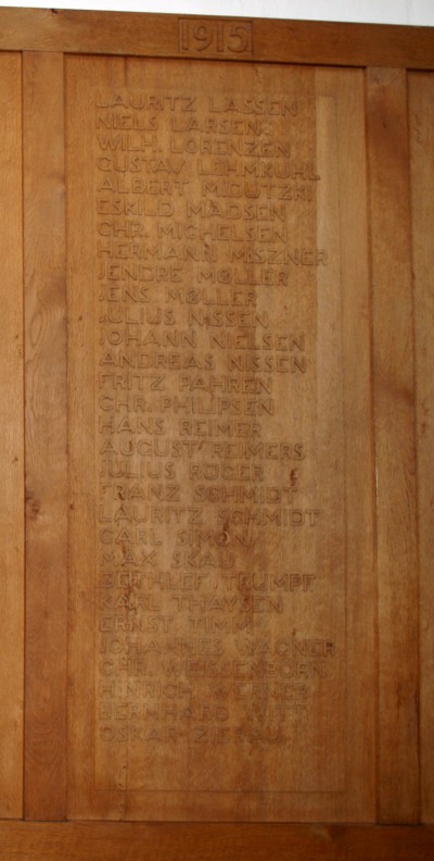 Mindetavle, Skt. Nicolai Kirke, Aabenraa