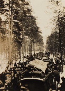 Fremmarch i Østpreussen i begyndelsen af februar 1915.