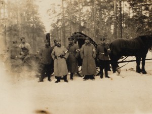 Feltkøkken, populært kaldet "Gulaschkanon" på østfronten 1915.