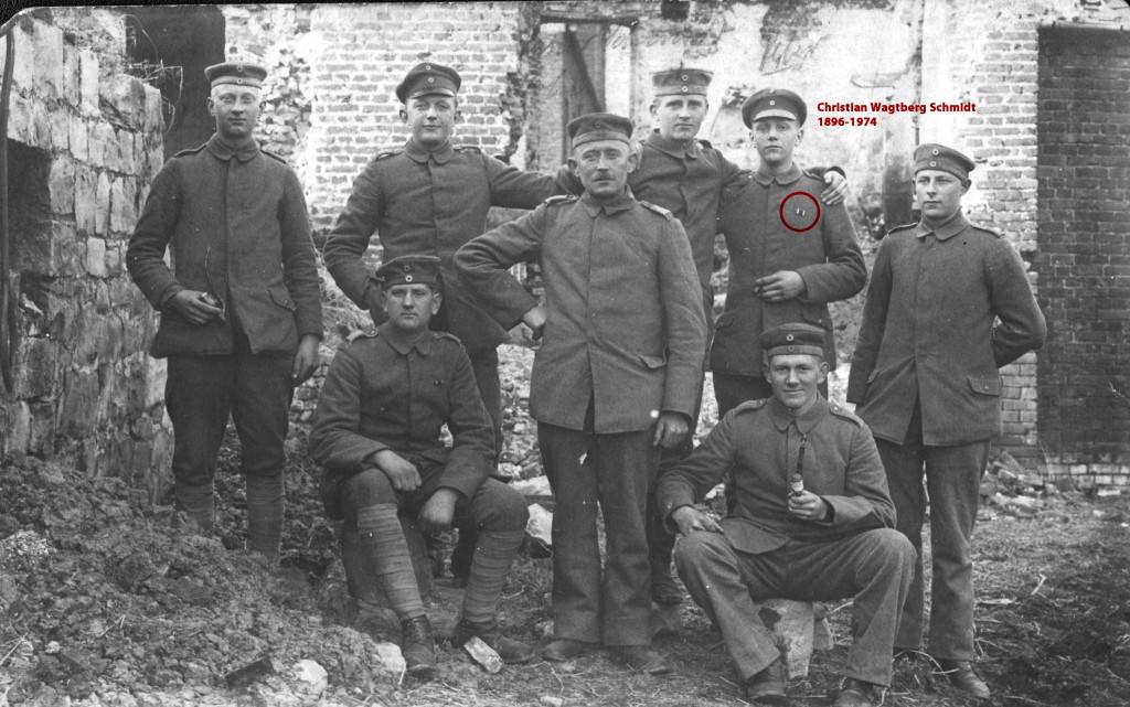 Christian Wagtberg Schmidt 1917 ved fronten