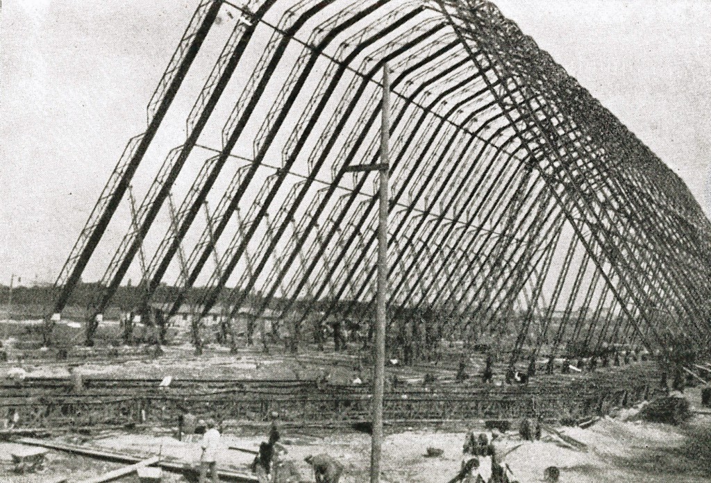 Luftskibshal bygges DSK1948