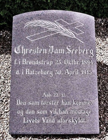 Gravsten, Rødding Kirkegård