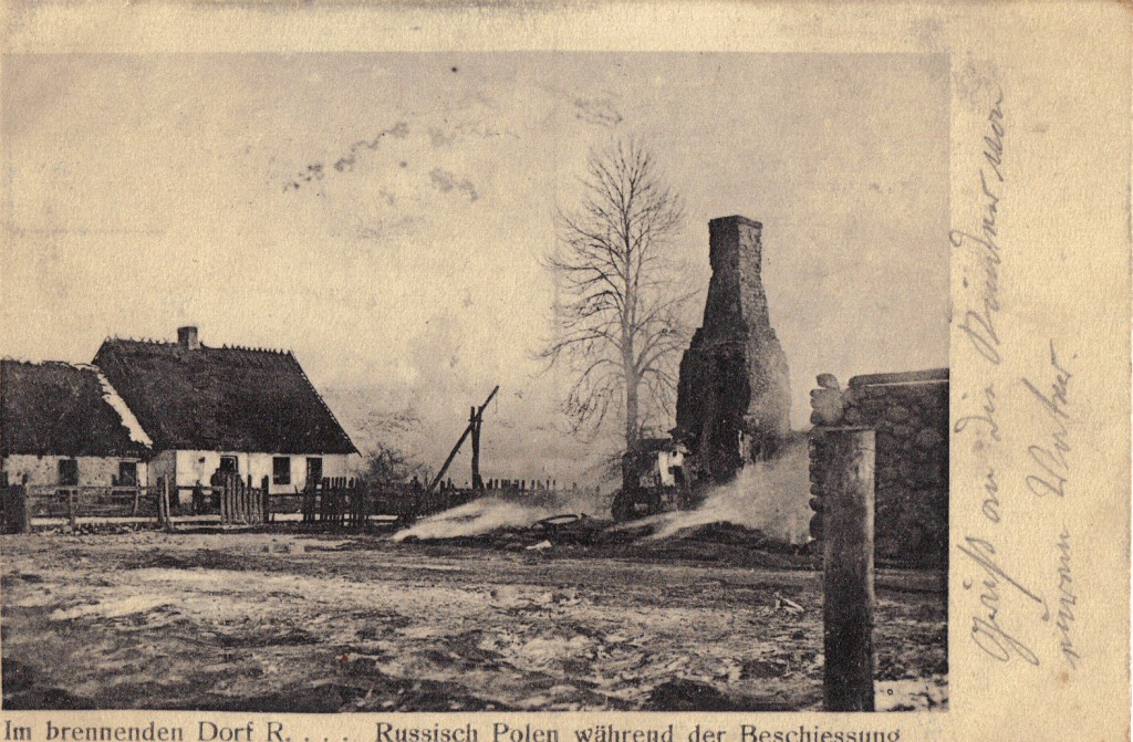 1915-05-27 LIR84 Otto Theodor Wagner - Im brennenden Dorf R....