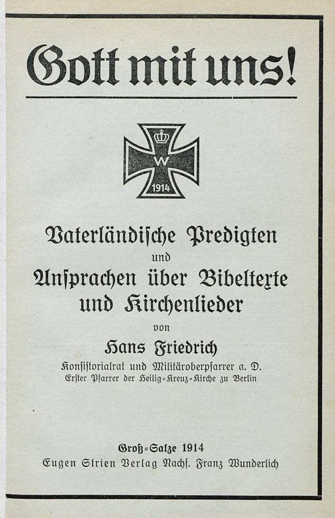 Gott mit uns prædiken
