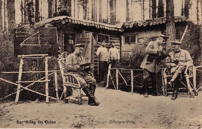 1915-08-01 LIR84 Otto Theodor Wagner - Der Krieg im Osten - Offiziers-Villa