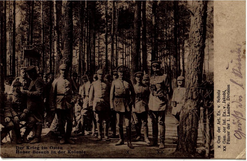 1915-08-16 LIR84 Otto Theodor Wagner - Der Krieg im Osten - Hoher Besuch in der Kolonie
