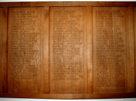Mindetavle, Skt. Nicolai Kirke, Aabenraa