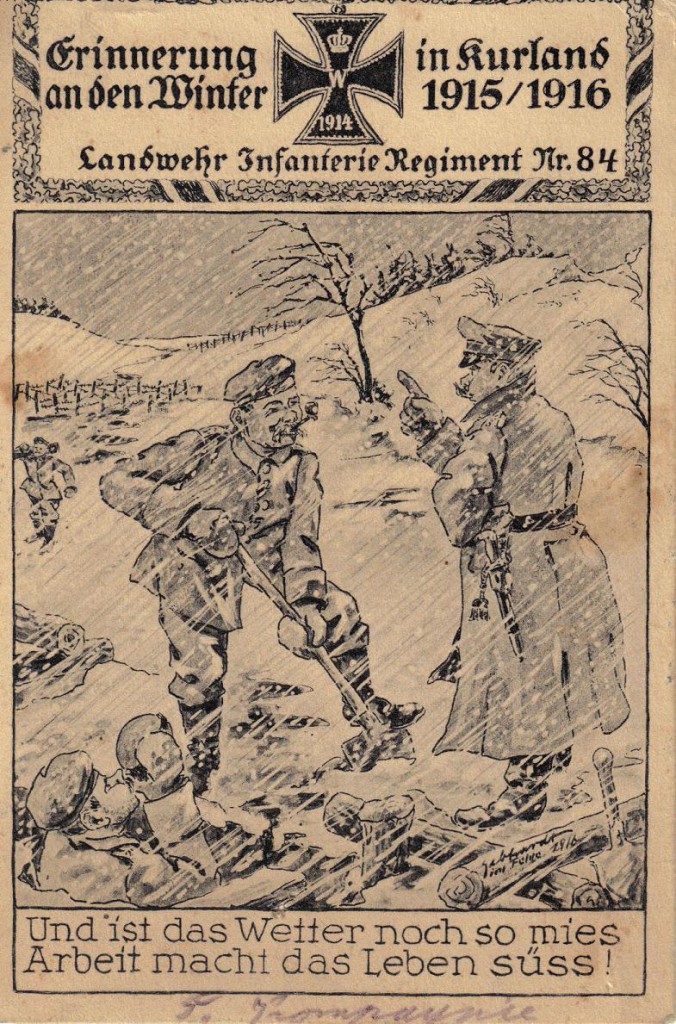1915-12-24 LIR84 Otto Theodor Wagner - Erinnerung an der Winter in Kurland 15-16