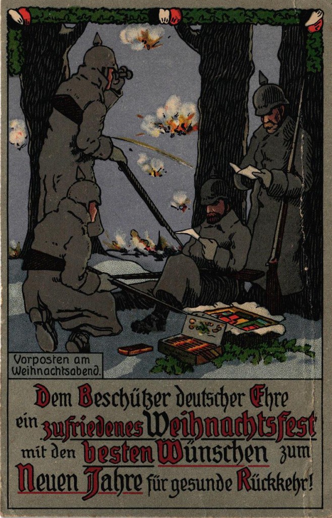1915-12-24 LIR84 Otto Theodor Wagner - Vorposten am Weihnachtsabend 1915